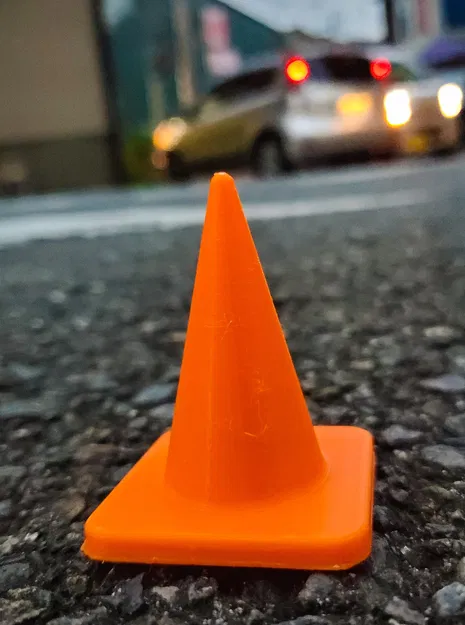 Bộ mô hình cọc giao thông và rào chắn nhiều màu sắc - Image 4