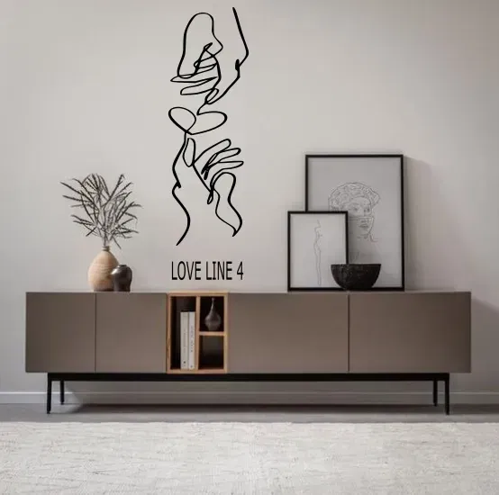 Bức tranh tình yêu hai người nắm tay trong nghệ thuật đường ... - Image 5