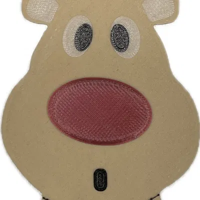 Rudolph - Tuần lộc trang trí Giáng Sinh 2D