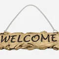 Biển chào mừng phong cách gỗ trôi nổi - Thumbnail 2