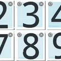 Số nhà và biển số sáng tạo từ các chữ số 0-9 - Thumbnail 1
