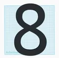 Số nhà và biển số sáng tạo từ các chữ số 0-9 - Thumbnail 10