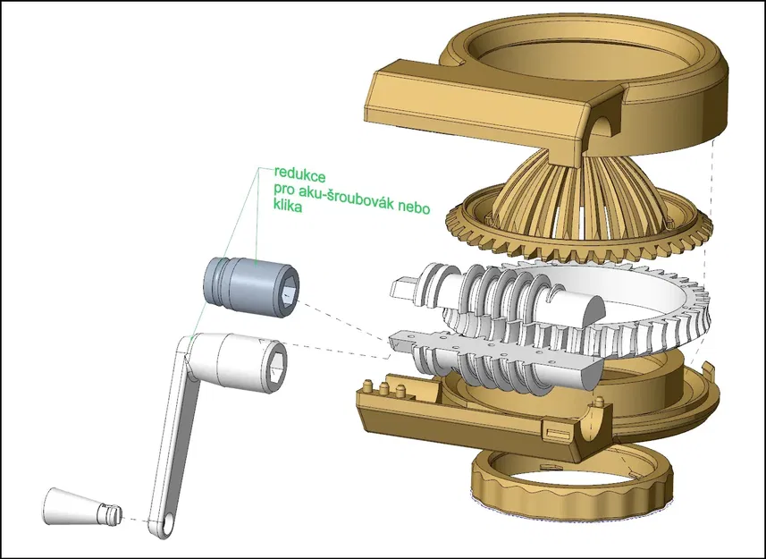 Máy ép trái cây cầm tay với bộ giảm tốc cho bình thủy tinh - Image 1