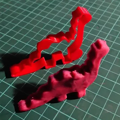 Cutter nhựa hình khủng long dễ thương cho bột nhồi