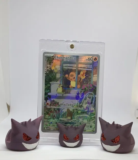 Giá đỡ thẻ Pokemon hình Gengar không cần hỗ trợ - Image 1