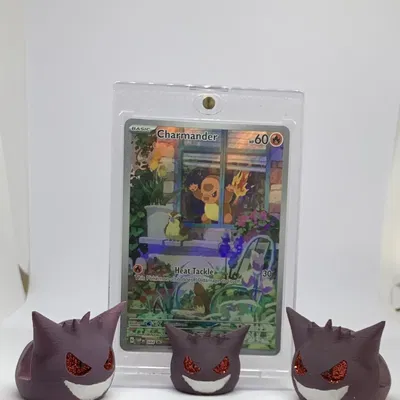 Giá đỡ thẻ Pokemon hình Gengar không cần hỗ trợ