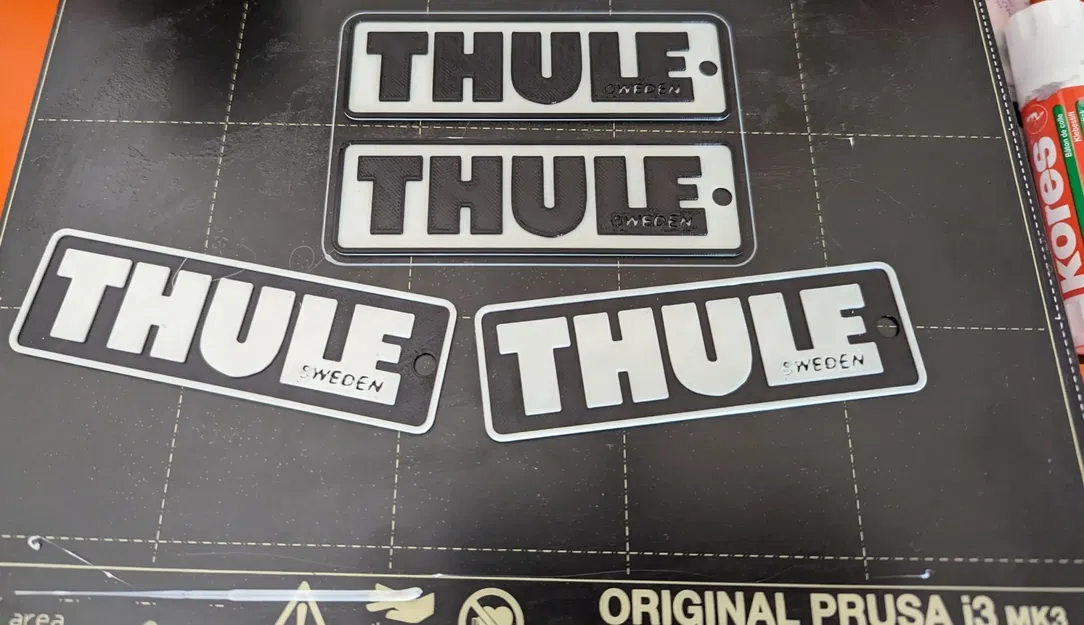 Móc chìa khóa Thule Thụy Điển với hai màu in - Image 1