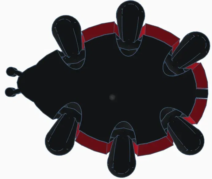 Bọ rùa với cánh có thể gắn và chân di chuyển - Image 5