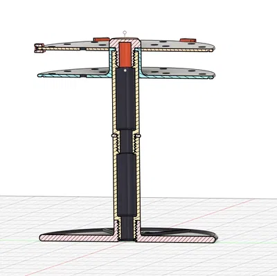 Giá đỡ tua vít chính xác xoay với thiết kế mô-đun