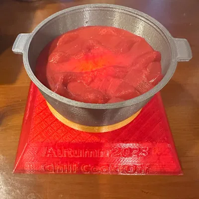 Chiếc cúp ớt sôi sùng sục