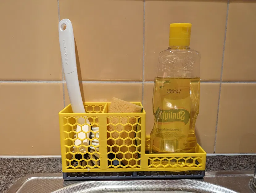 Giá đỡ tổ chức bồn rửa chén với khay thoát nước tích hợp - Image 5