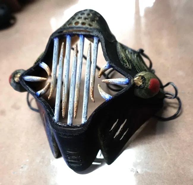 Mặt nạ Halloween hai mặt in sẵn không cần hỗ trợ - Image 1