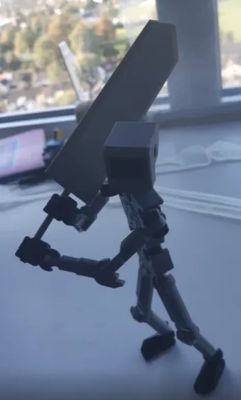 Nhân vật chiến binh rồng với thanh kiếm Bezerk - Image 1