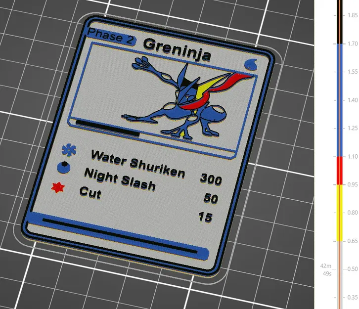 Thẻ Pokemon Greninja với tính năng thay đổi màu sắc thủ công - Image 1