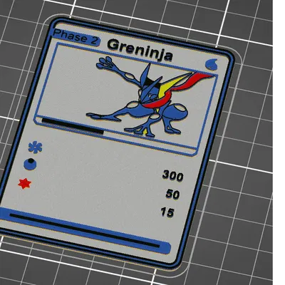 Thẻ Pokemon Greninja với tính năng thay đổi màu sắc thủ công