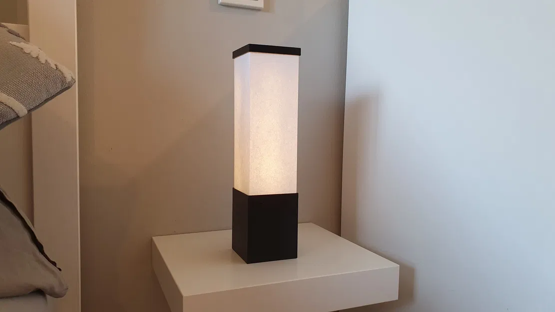 Đèn LED từ giấy A4 với đế hỗ trợ hữu cơ - Image 2