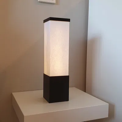 Đèn LED từ giấy A4 với đế hỗ trợ hữu cơ