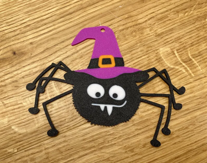 Nhện Halloween vui nhộn với 4 màu sắc khác nhau - Image 1