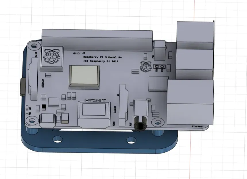 Giá đỡ Pi 3B cho bảng đáy Rook 2020 MK1 - Image 2