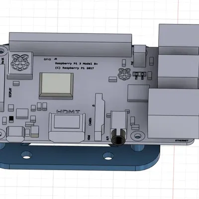 Giá đỡ Pi 3B cho bảng đáy Rook 2020 MK1