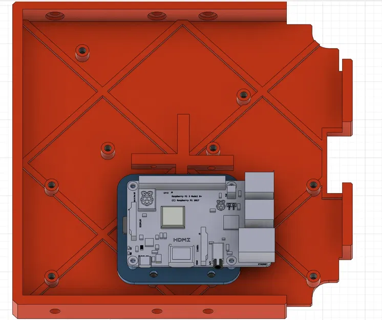Giá đỡ Pi 3B cho bảng đáy Rook 2020 MK1 - Image 3