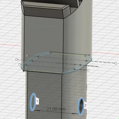 Đế thay thế cho thang nhôm với kích thước 40 mm và 19 mm, 21 mm