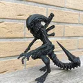 Tượng người ngoài hành tinh xenomorph đứng 10cm - Thumbnail 1
