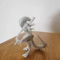 Tượng người ngoài hành tinh xenomorph đứng 10cm - Thumbnail 4