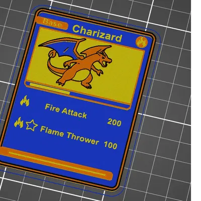 Thẻ bài Pokemon - Charizard với tính năng thay đổi màu sắc thủ...