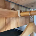 Giá đỡ thanh treo quần áo cho hệ thống IKEA IVAR - Thumbnail 2