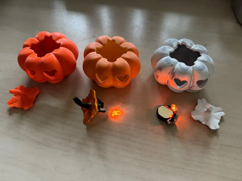 Đèn LED bí ngô phát sáng cho mùa Halloween - Image 2