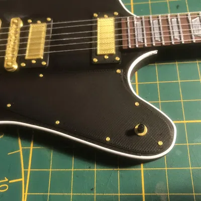 Mô hình đàn guitar mini Gibson Firebird chi tiết