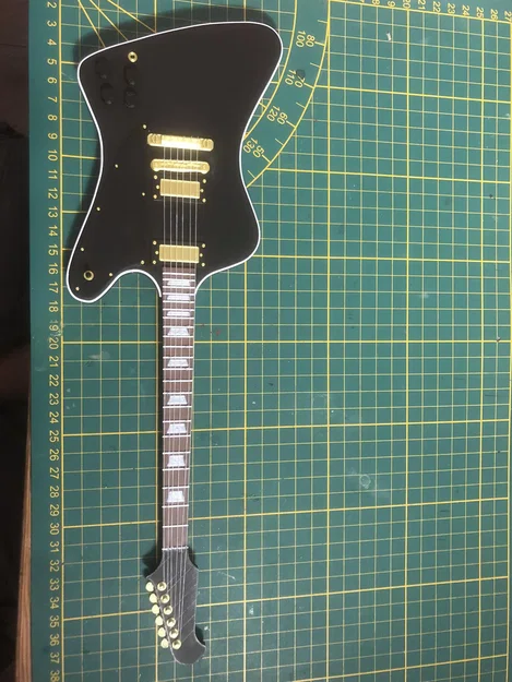 Mô hình đàn guitar mini Gibson Firebird chi tiết - Image 5