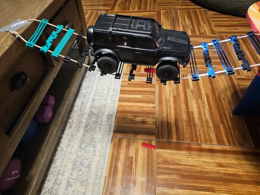 Mảnh cầu dây cho xe địa hình tỉ lệ 1/18 - Image 1