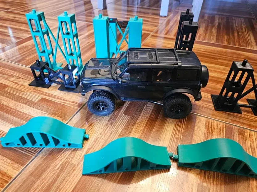 Bộ đường đua whoops tỷ lệ 1/18 cho xe điều khiển từ xa - Image 3