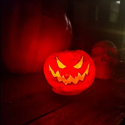 Quả bí ngô Jack-O-Lantern được quét 3D thực tế