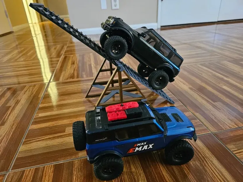 Đu quay teeter totter tỉ lệ 1/18 cho xe crawler - Image 1