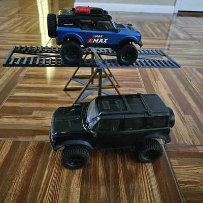 Đu quay teeter totter tỉ lệ 1/18 cho xe crawler