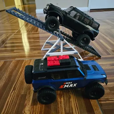 Đu quay teeter totter tỉ lệ 1/18 cho xe crawler