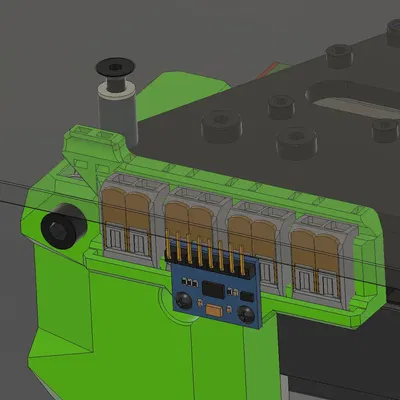 Giá đỡ Wago 221 cho RatRig V-Minion với lỗ gắn ADXL