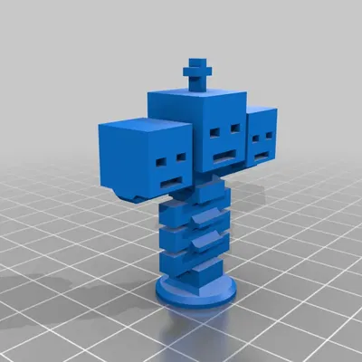 Bộ cờ vua Minecraft với các nhân vật đặc trưng