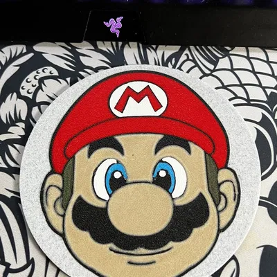 Đế lót đa sắc màu nhân vật Mario