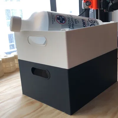 Khay xếp chồng kiểu thùng đựng đồ dùng gia đình