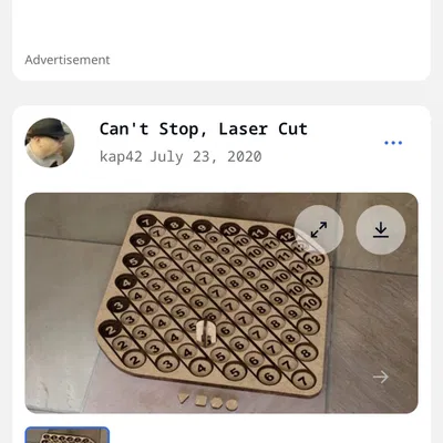 Nón xếp chồng cho trò chơi Can't Stop