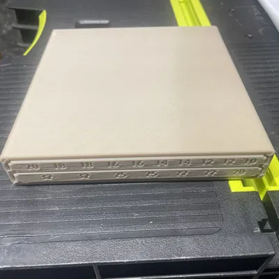 Hộp lưu trữ cho mũi khoan dạng chén