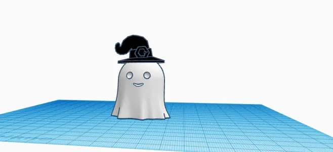 Bóng ma đội mũ phù thủy trang trí nội thất - Image 1