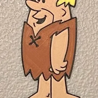 Nam châm Barney Rubble đa màu sắc 4 màu