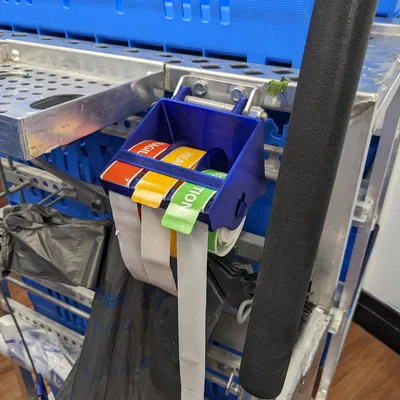 Bộ phân phối nhãn Walmart OPD gắn trên xe lấy hàng