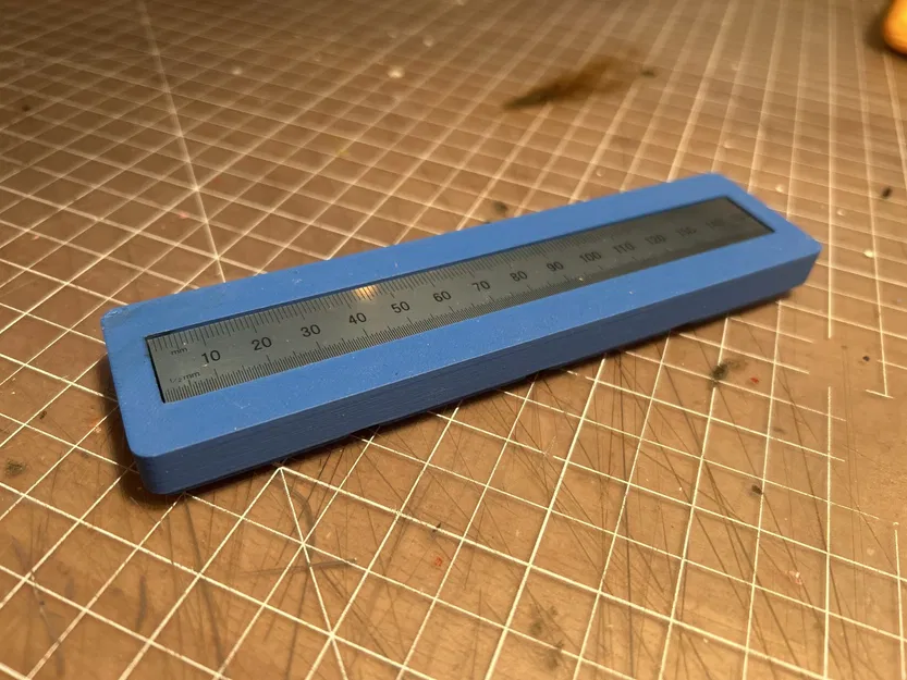 Giá đỡ thước kẻ thép Mitutoyo 150 mm Gridfinity - Image 1