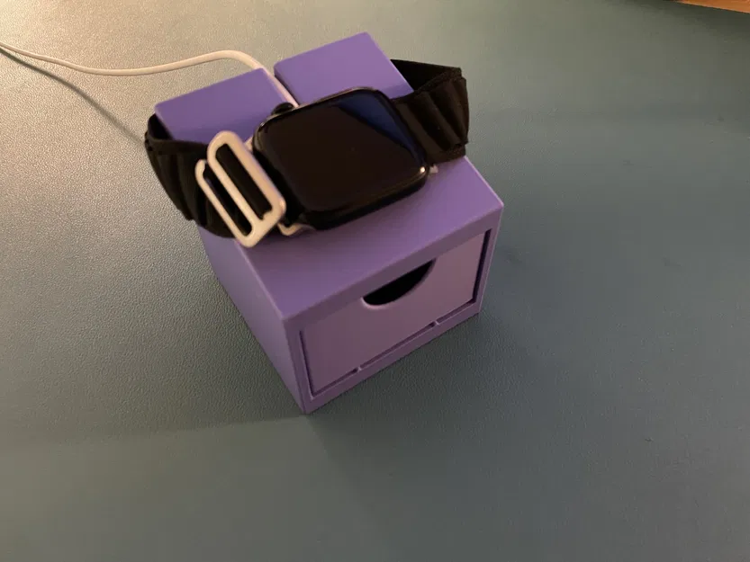 Giá đỡ Apple Watch có ngăn kéo tiện lợi - Image 3